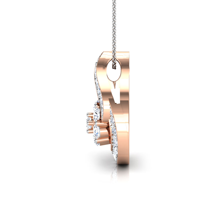 Clutch Diamond Drop Pendant