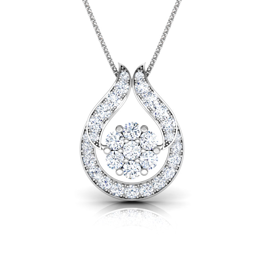 Clutch Diamond Drop Pendant