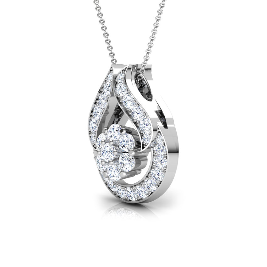 Clutch Diamond Drop Pendant