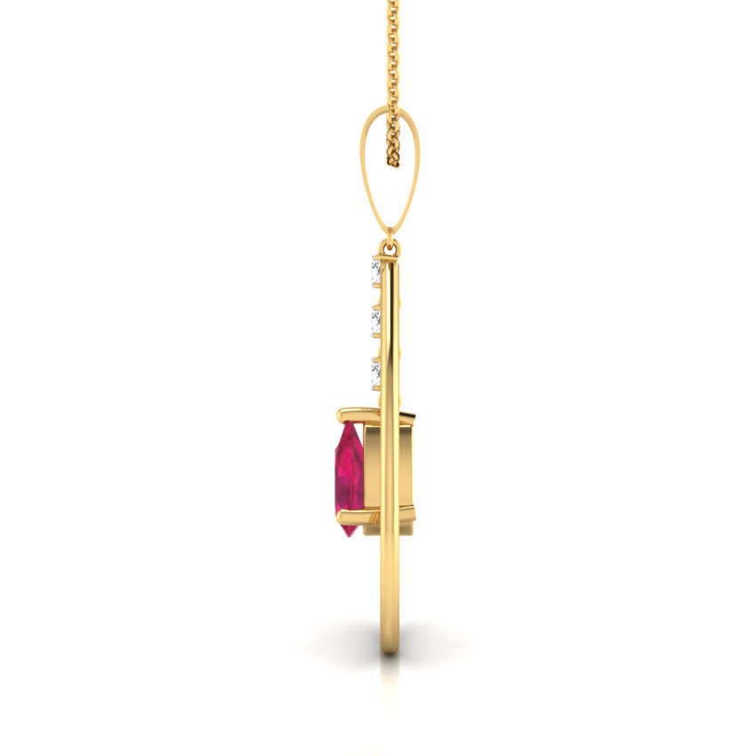 Triplet Drop Gemstone Pendant Triplet Drop Gemstone Pendant