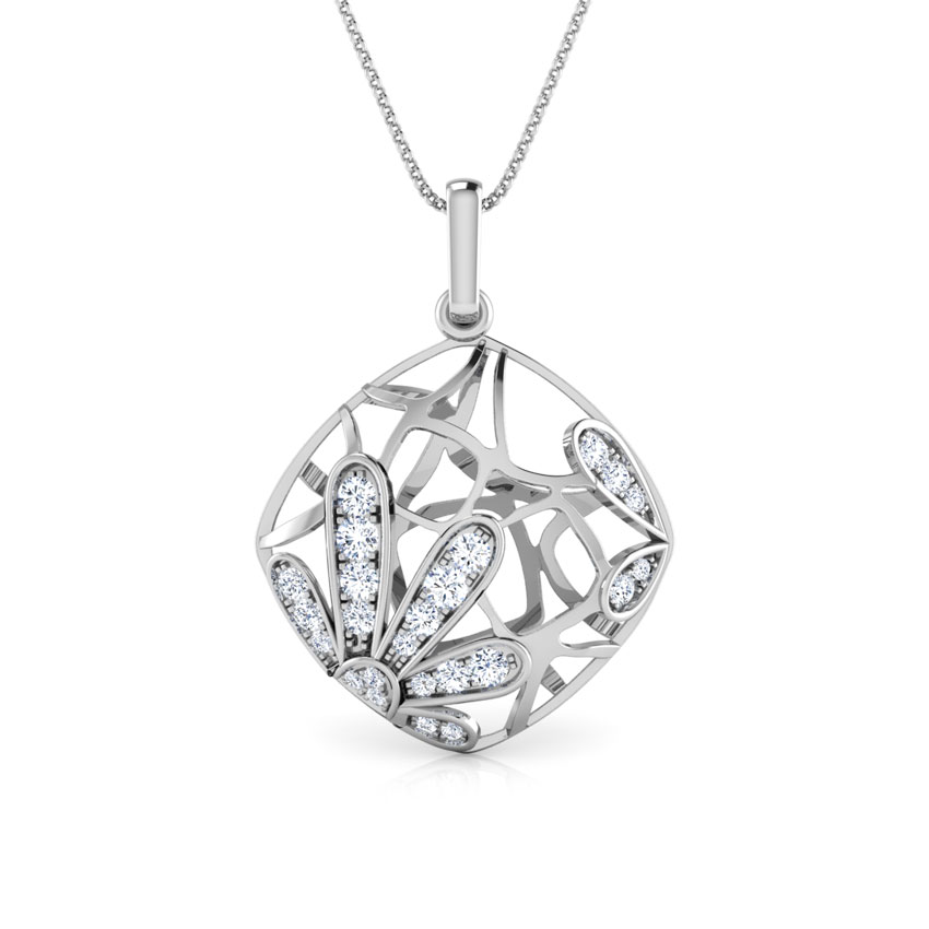 Tangle Diamond Flower Pendant Tangle Diamond Flower Pendant