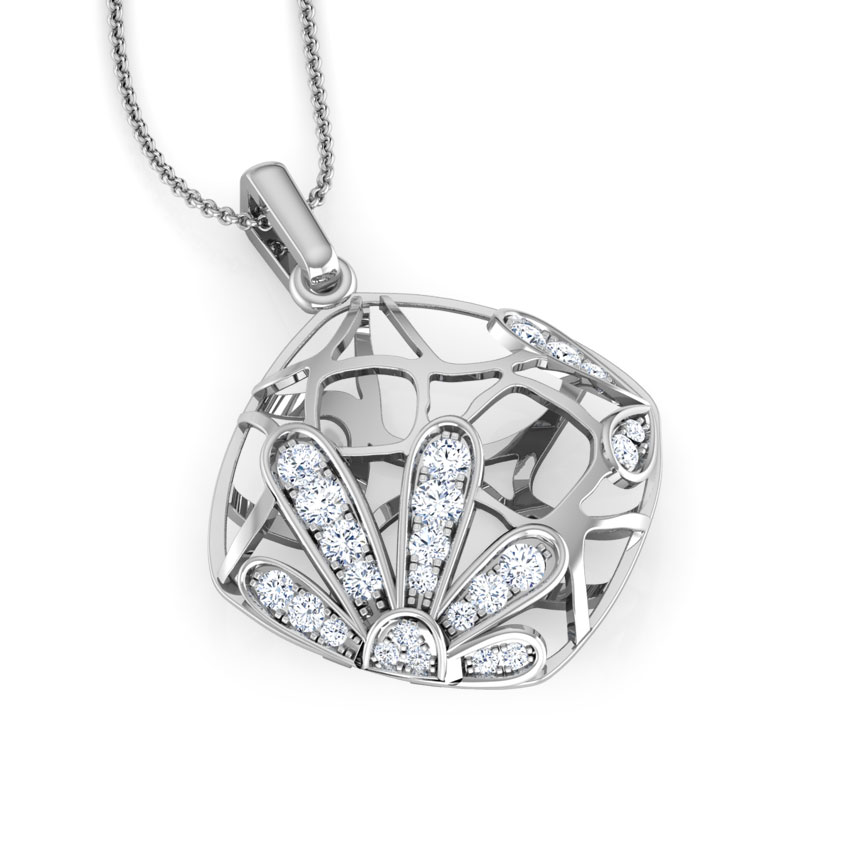 Tangle Diamond Flower Pendant Tangle Diamond Flower Pendant
