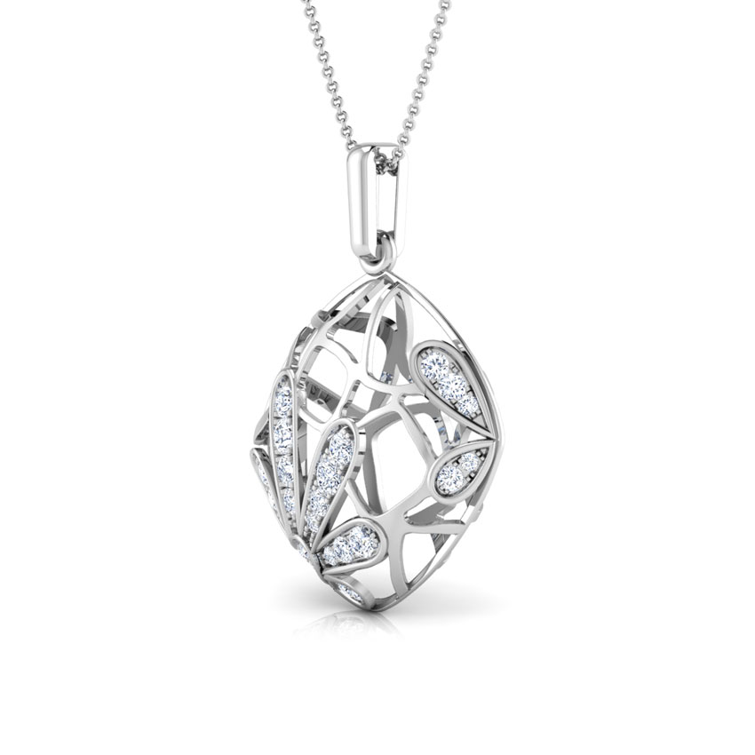 Tangle Diamond Flower Pendant Tangle Diamond Flower Pendant