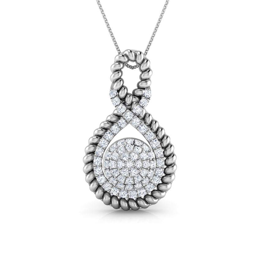 Infinity Cluster Diamond Pendant