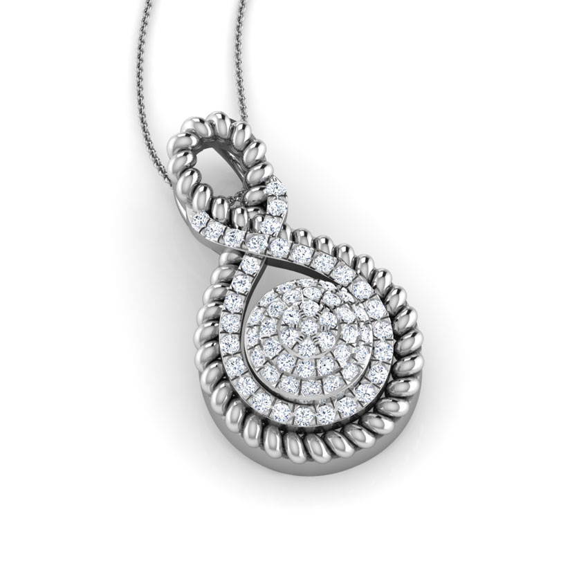 Infinity Cluster Diamond Pendant