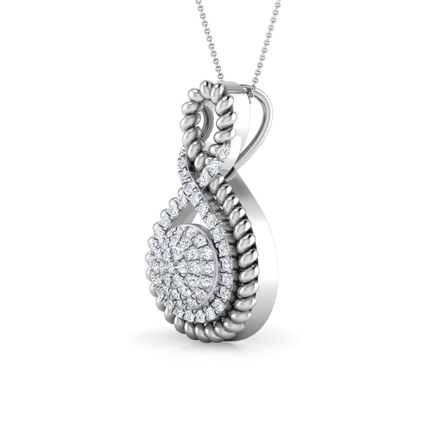 Infinity Cluster Diamond Pendant