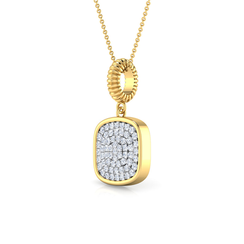 Cube Cluster Diamond Pendant