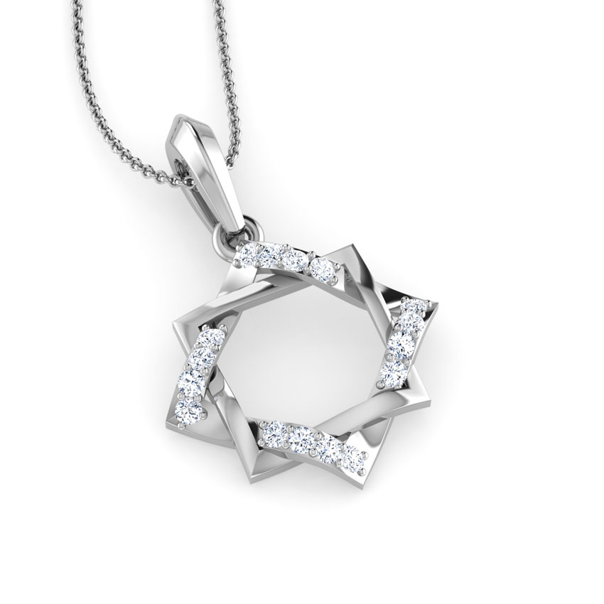Twine Star Diamond Pendant Twine Star Diamond Pendant