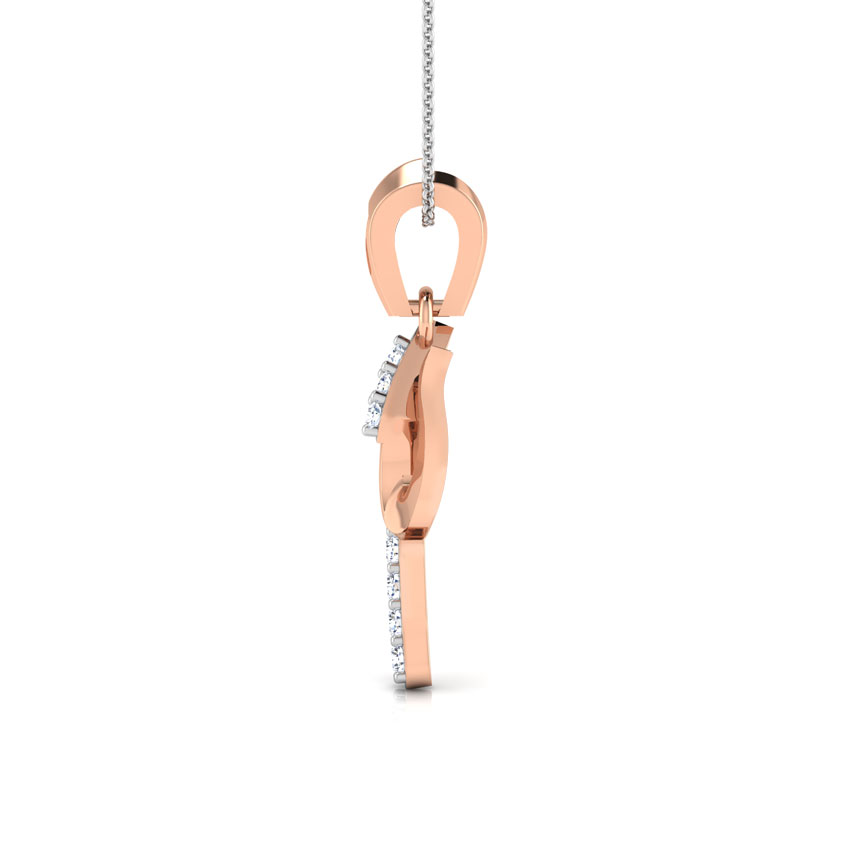 Shiva Trishul Diamond Pendant Shiva Trishul Diamond Pendant