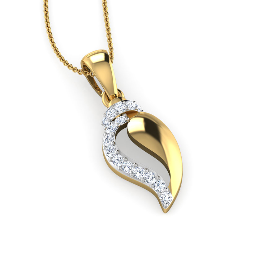 Shankh Diamond Pendant