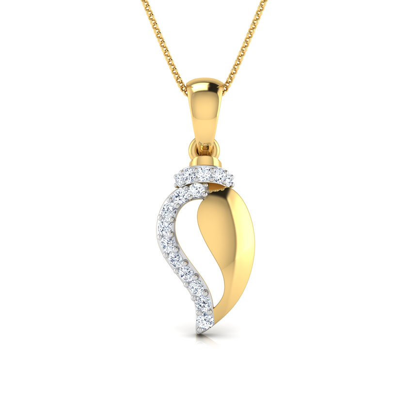 Shankh Diamond Pendant