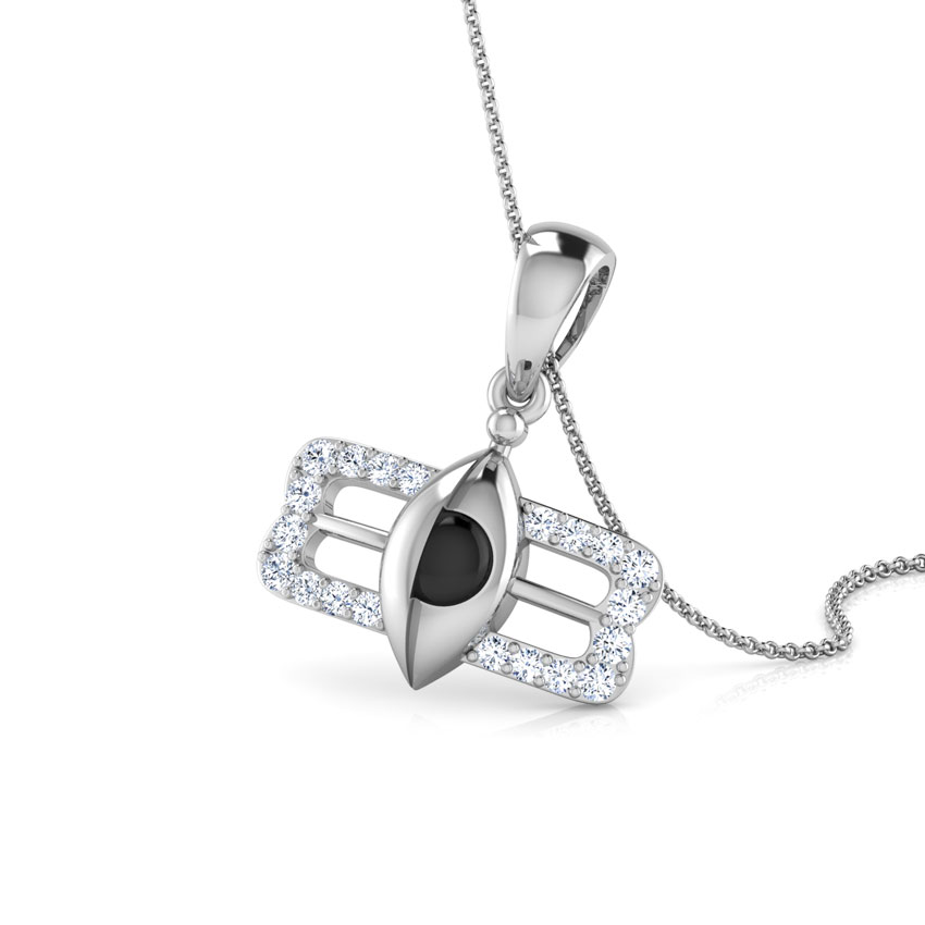 Lord Shiva Third Eye Diamond Pendant