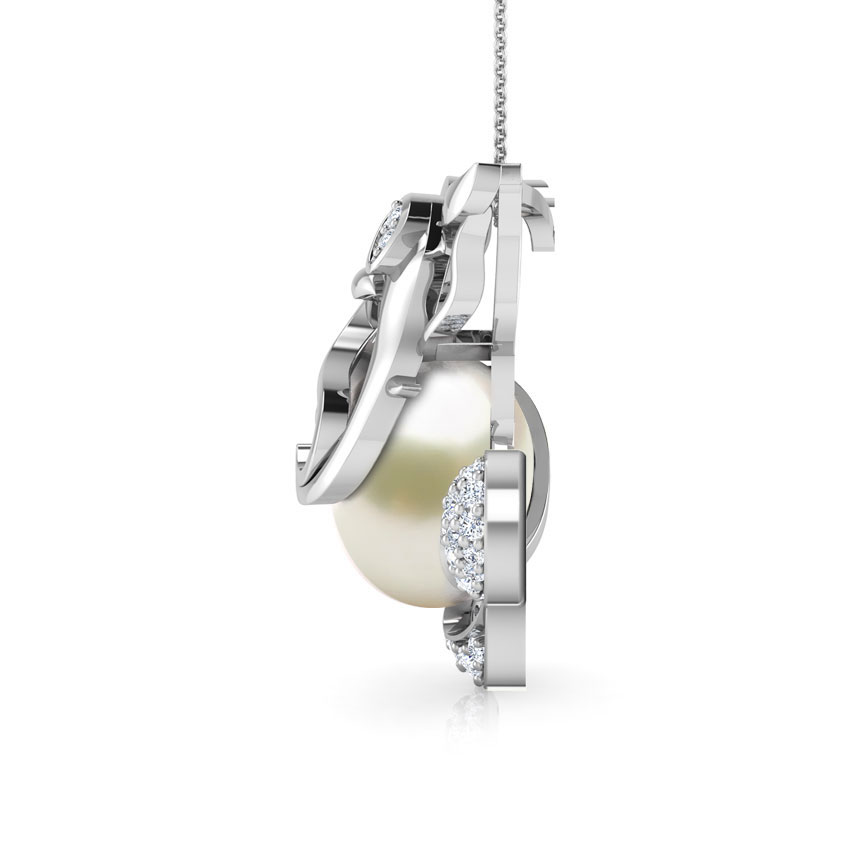 Cut-Out Ganesha Pearl Pendant Cut-Out Ganesha Pearl Pendant