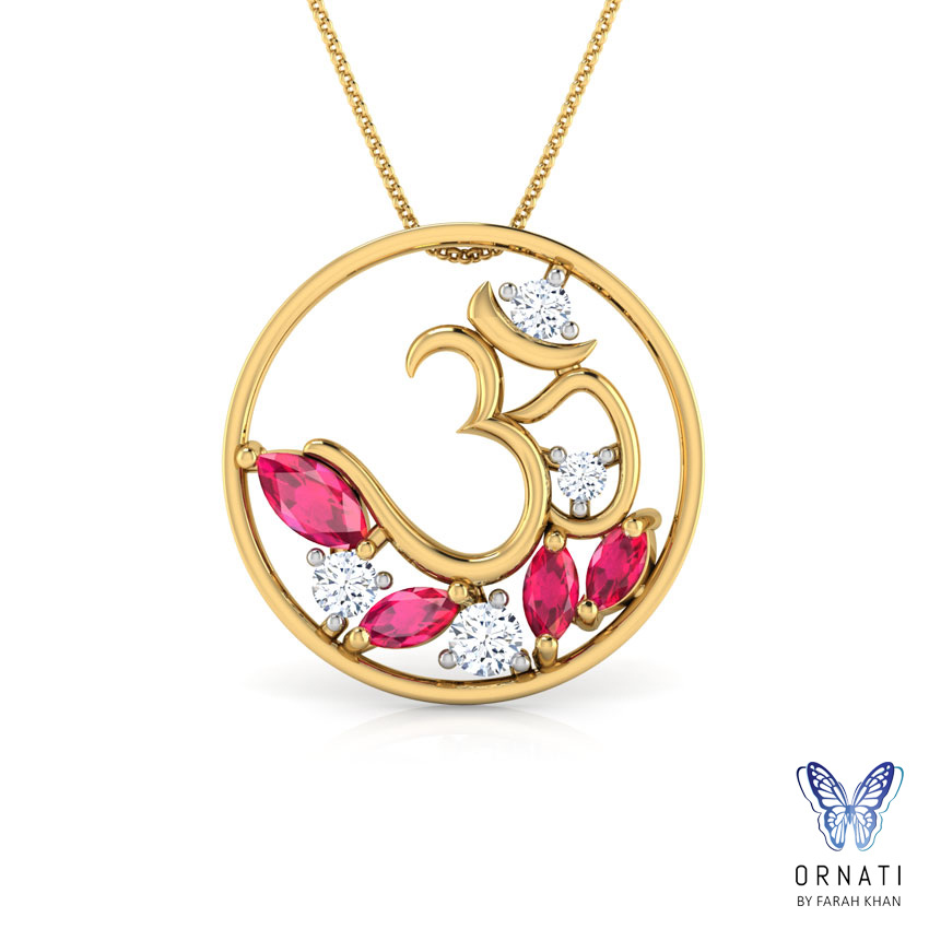 Circular Om Pendant