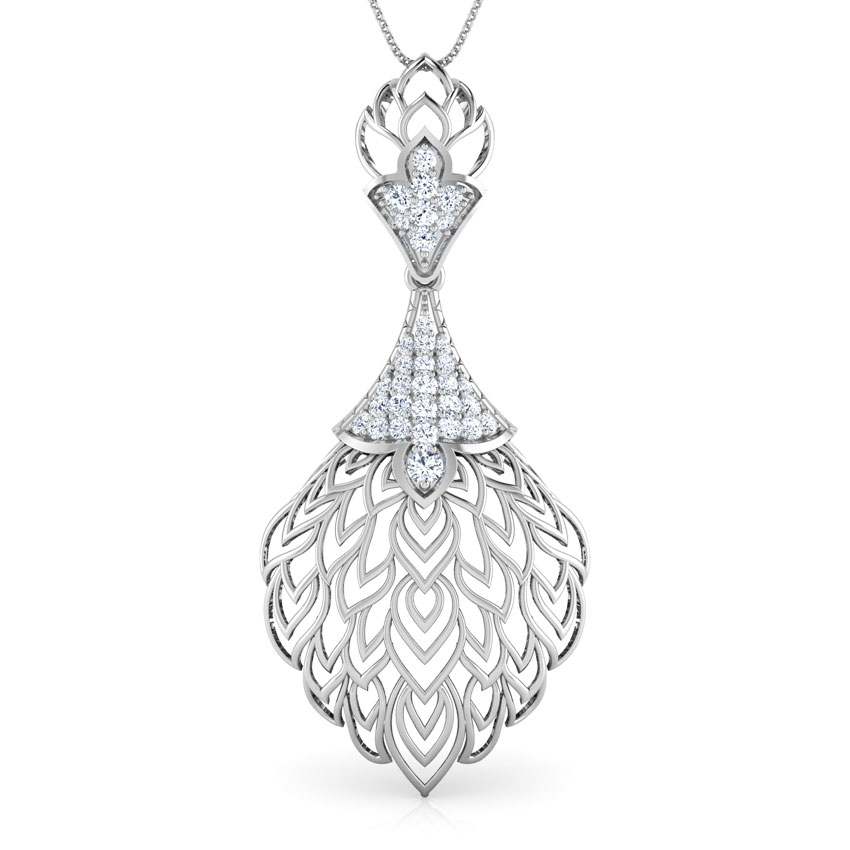 Batino Diamond Leaf Pendant