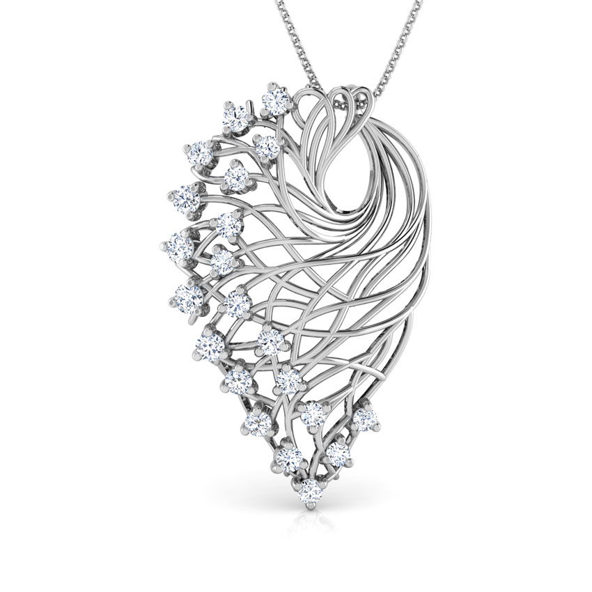 Alder Root Diamond Pendant