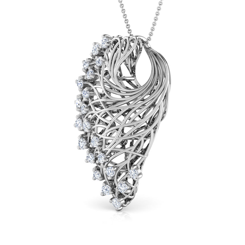 Alder Root Diamond Pendant