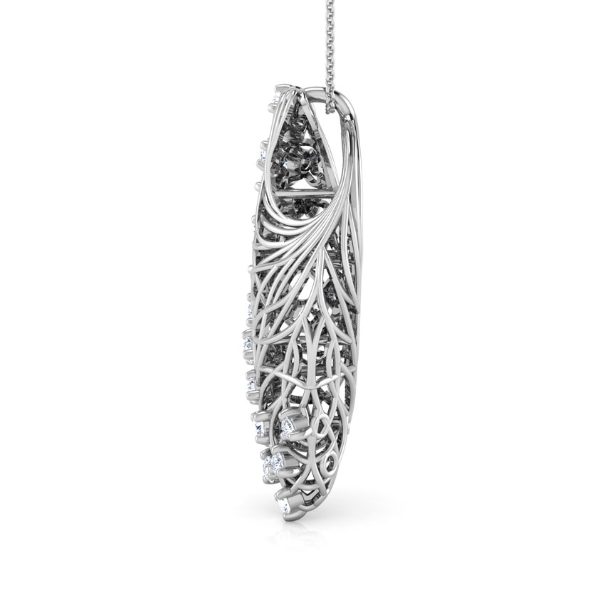 Alder Root Diamond Pendant