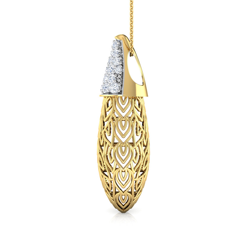 Bodhi Leaf Diamond Pendant Bodhi Leaf Diamond Pendant
