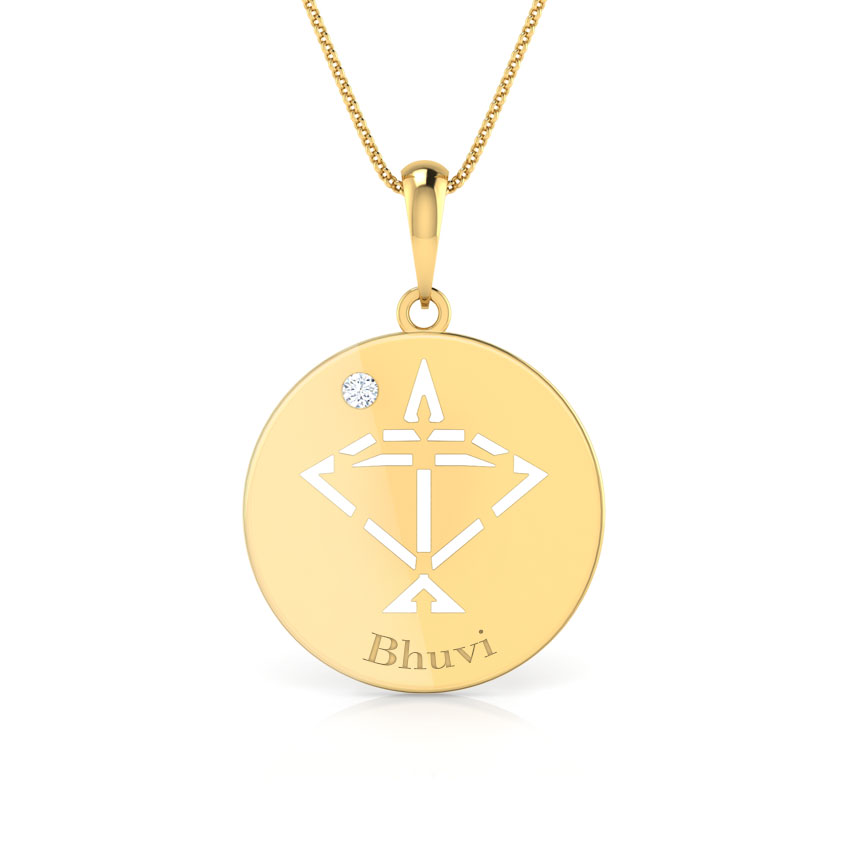Sagittarius Personalised Zodiac Pendant