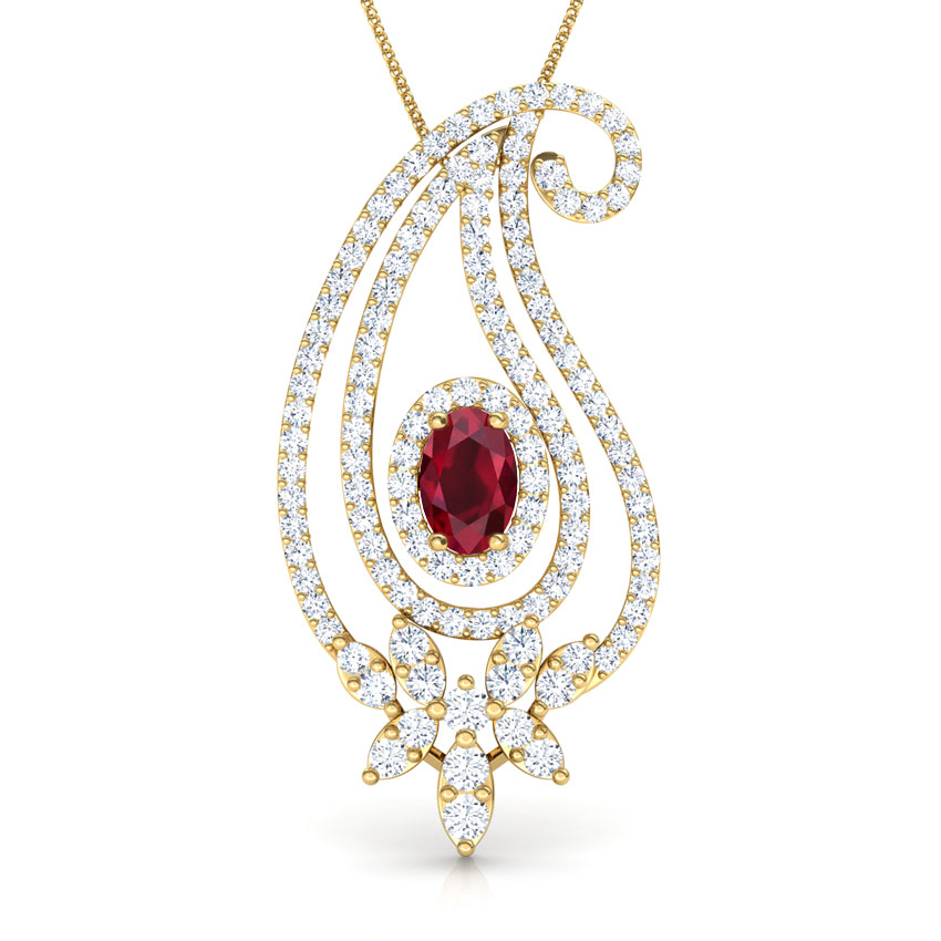 Paisley Petals Pendant