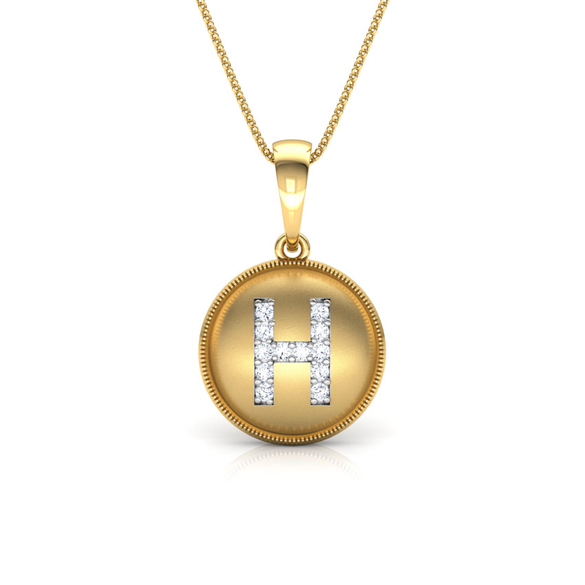 Alphabet H Pendant