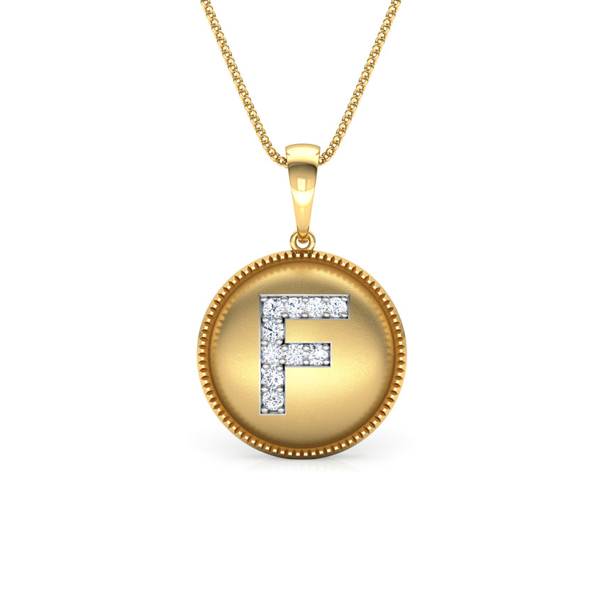 Alphabet F Pendant