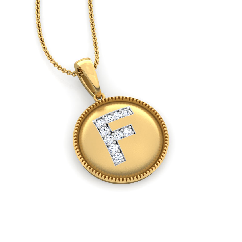 Alphabet F Pendant