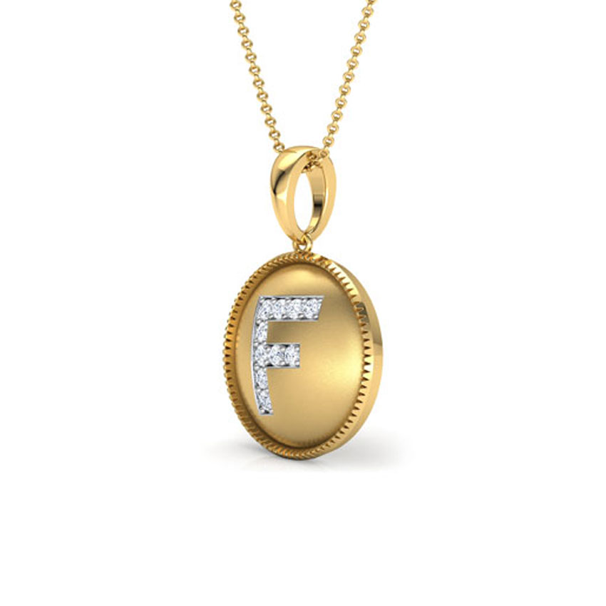 Alphabet F Pendant