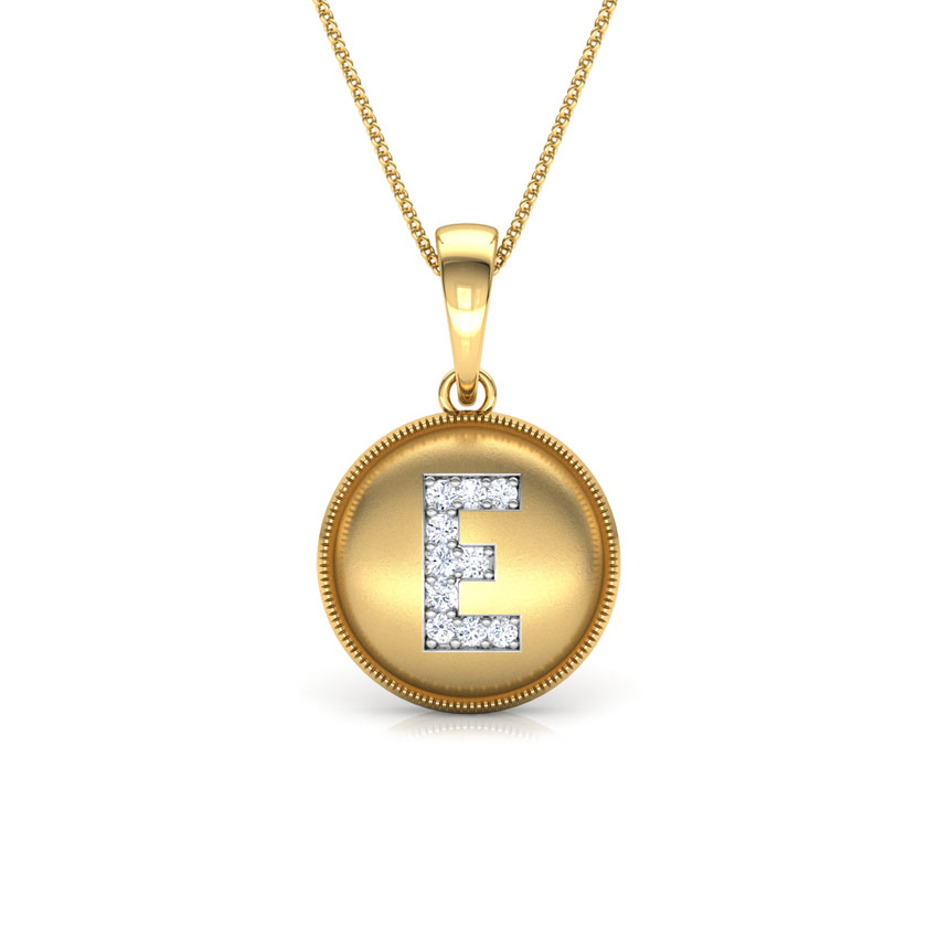 Alphabet E Pendant