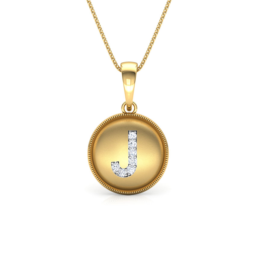 Alphabet J Pendant