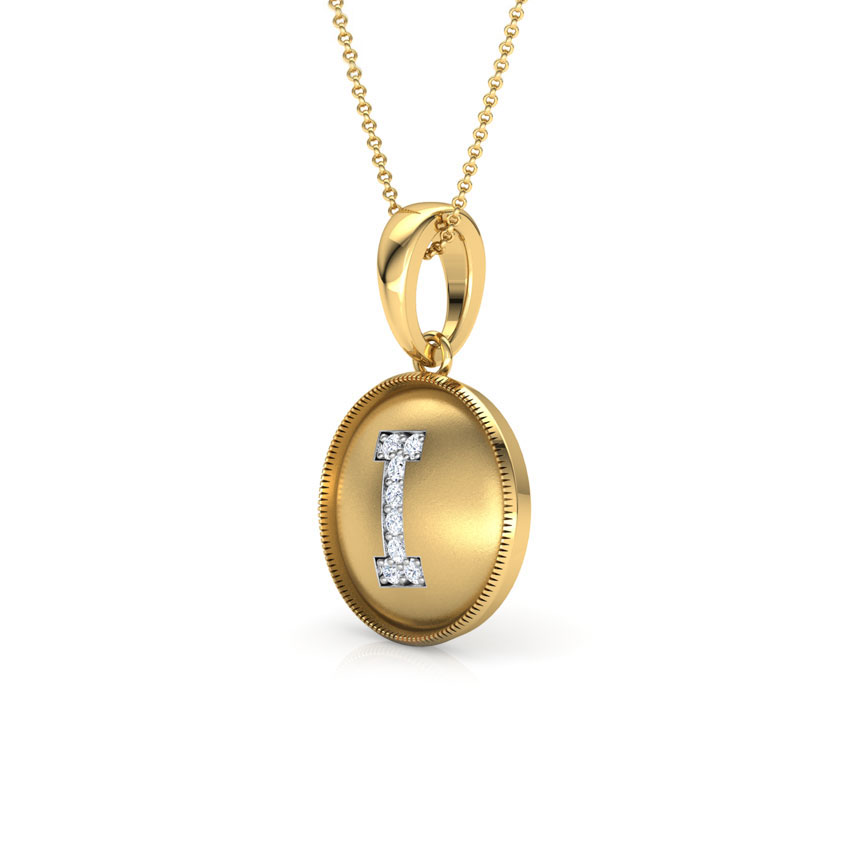 Alphabet I Diamond Pendant Alphabet I Diamond Pendant