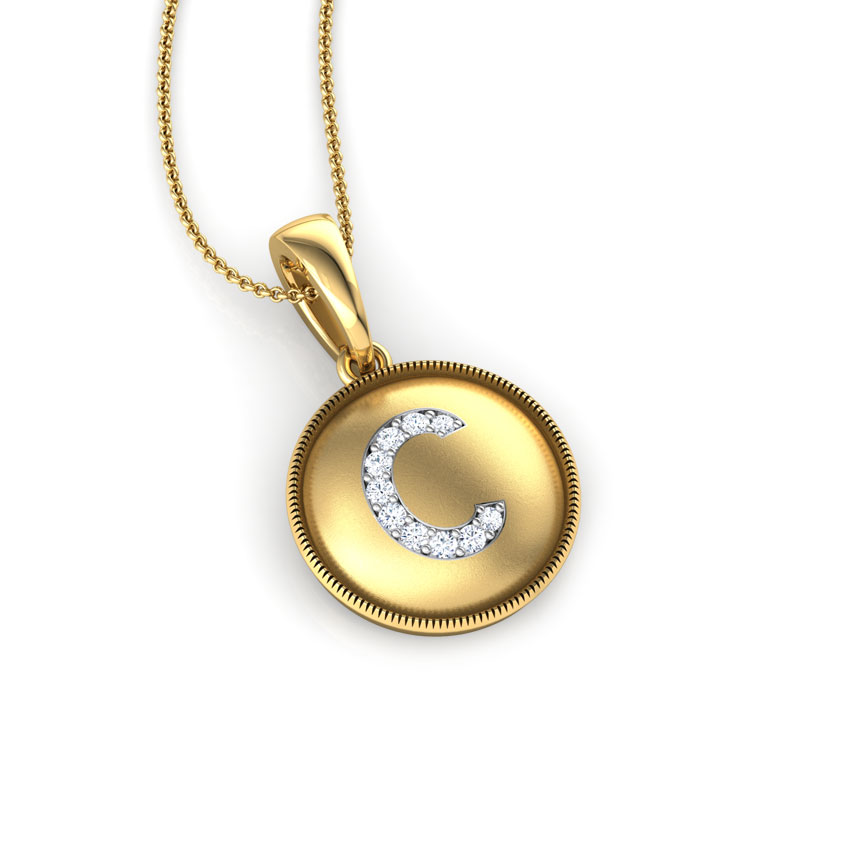 Alphabet C Pendant