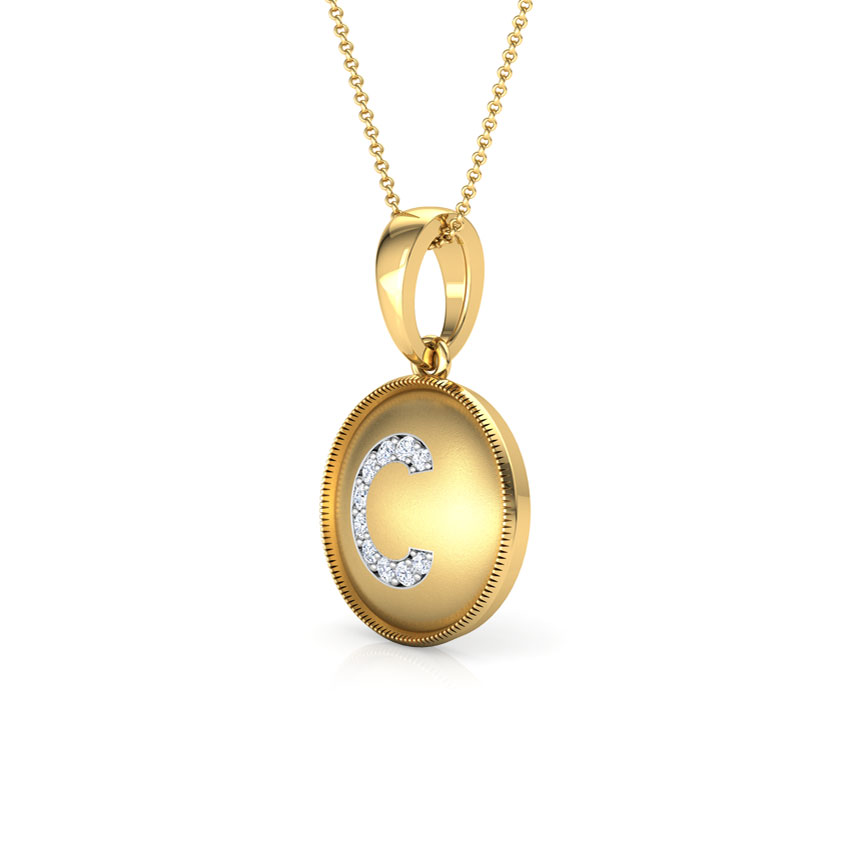 Alphabet C Pendant