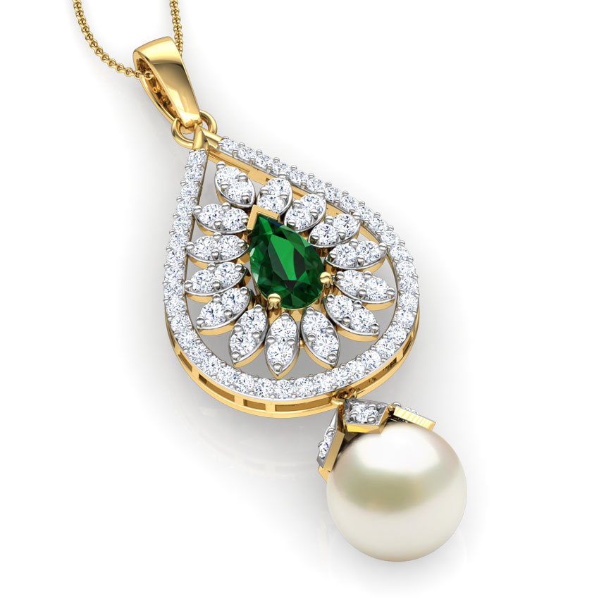 Stark Pear Gemstone Pendant