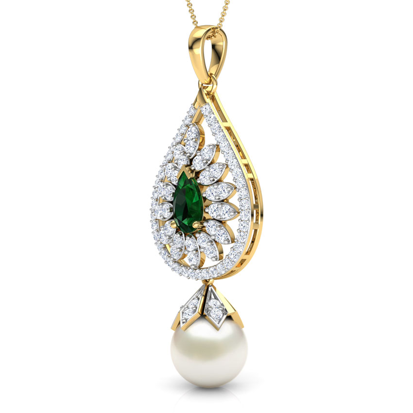 Stark Pear Gemstone Pendant