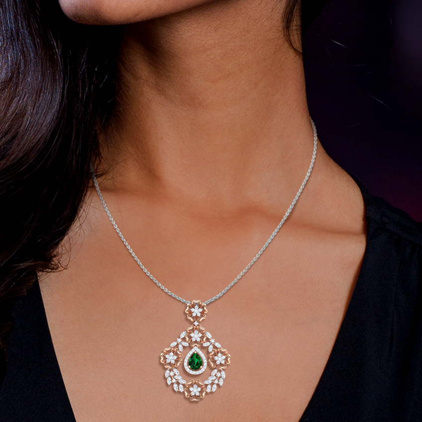 Festoon Gemstone Pendant