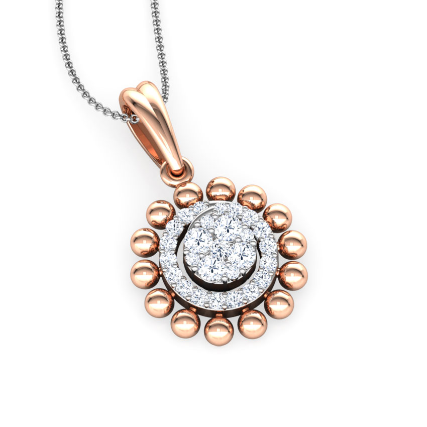 Halo Beads Diamond Pendant Halo Beads Diamond Pendant