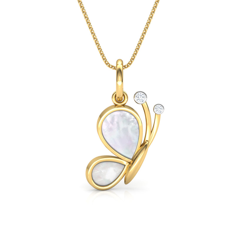 Butterfly Mother of Pearl Pendant