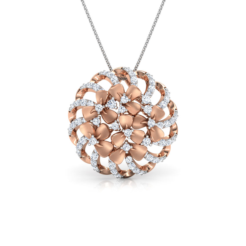 Trillium Floral Pendant