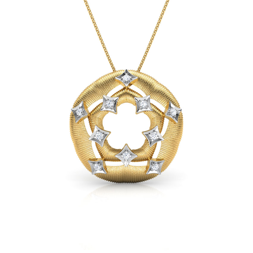 Halo Brocade Pendant