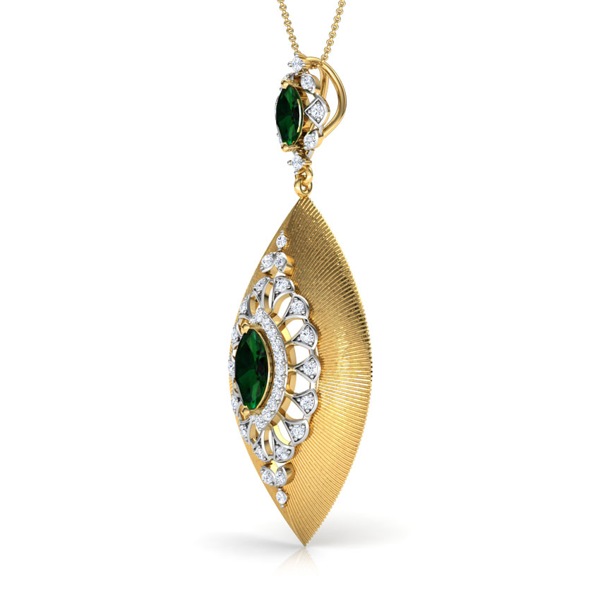 Marquise Brocade Pendant