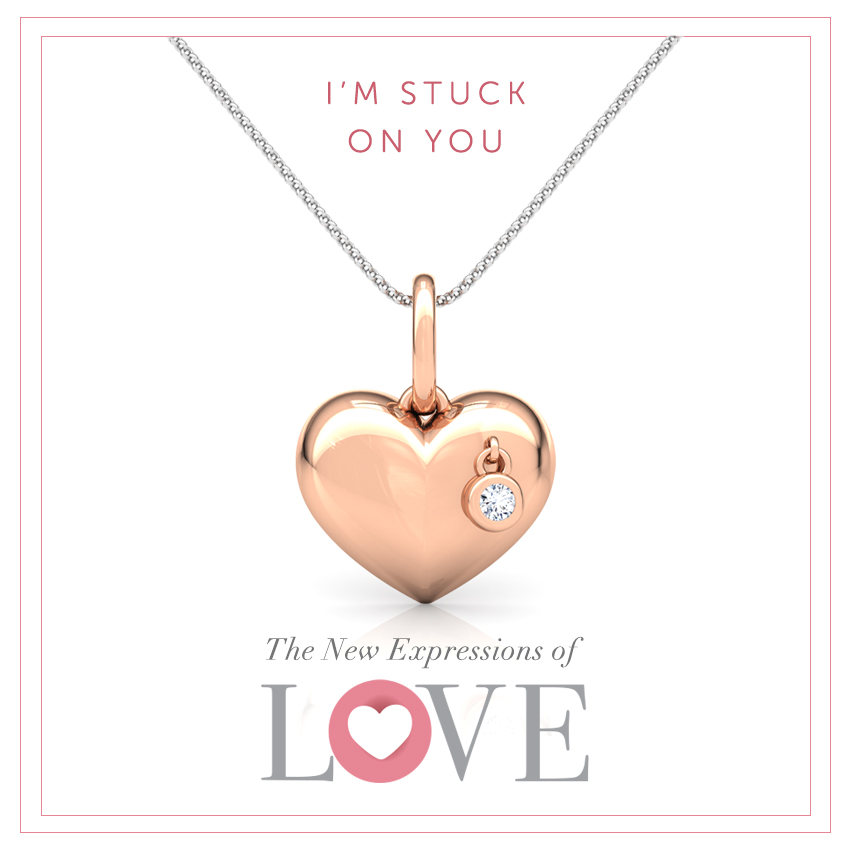 I'm Stuck On You Diamond Pendant