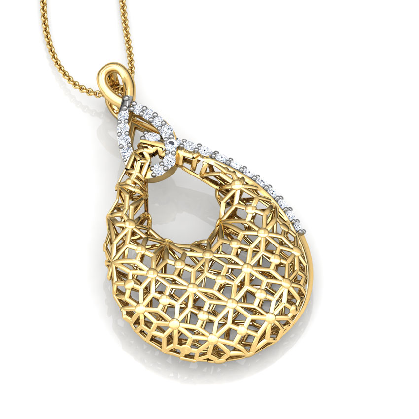 Kim Trellis Diamond Pendant