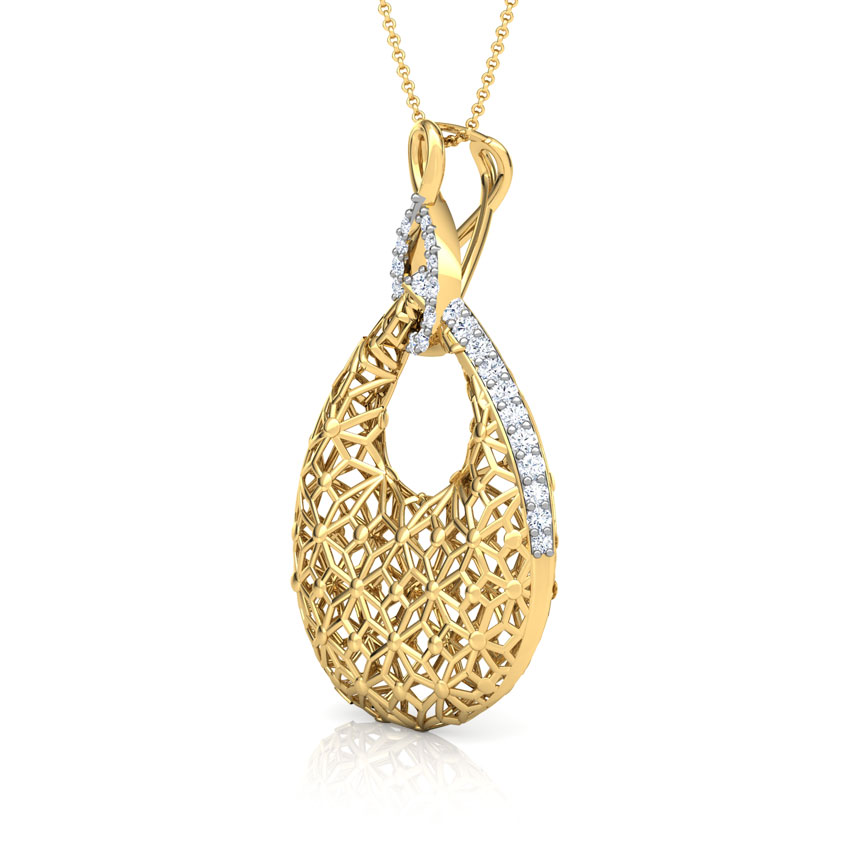 Kim Trellis Diamond Pendant