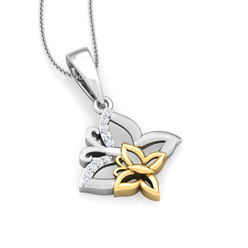 Butterfly Diamond Pendant
