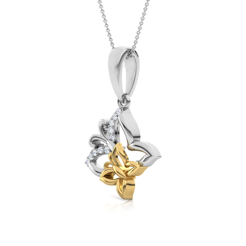 Butterfly Diamond Pendant