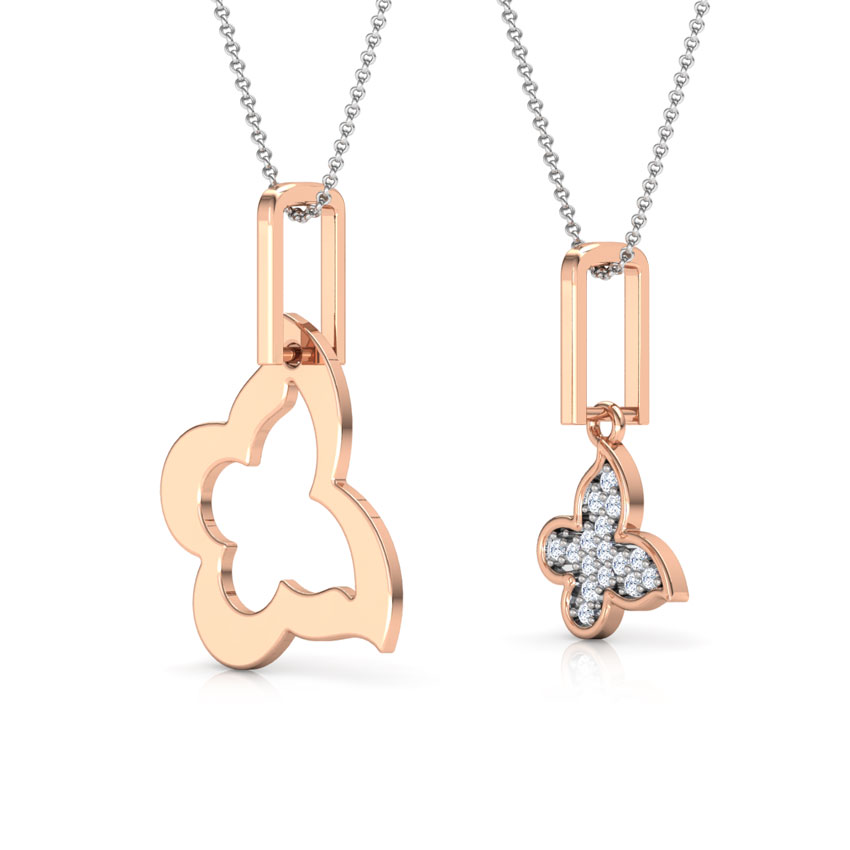Flutter Mother and Daughter Duo Pendant