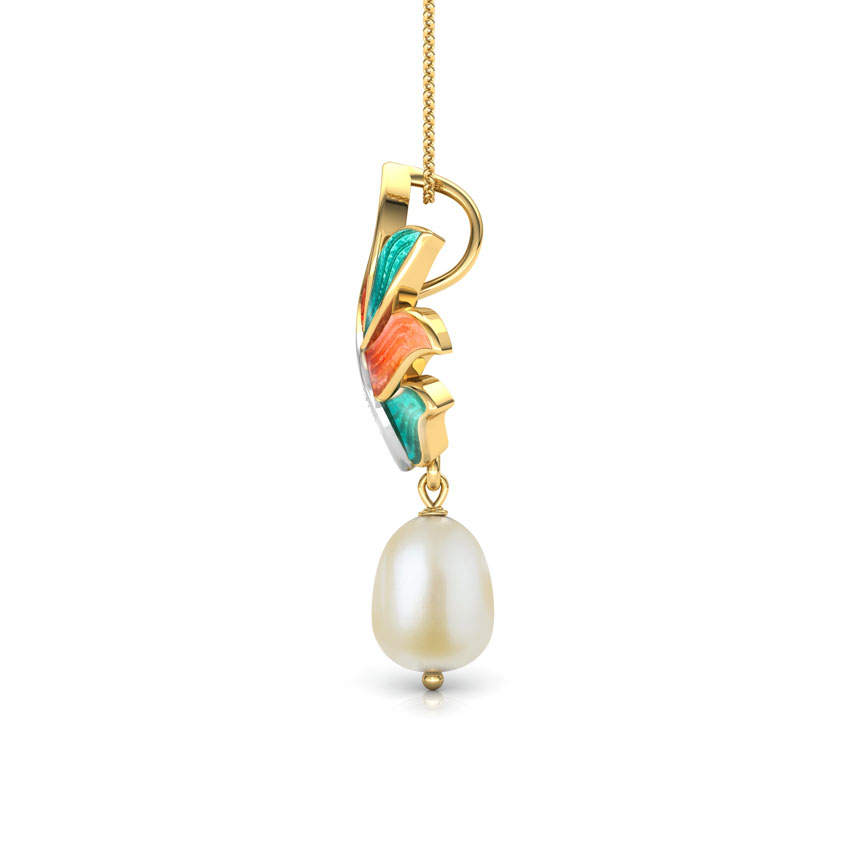 Samira Lotus Pearl Pendant