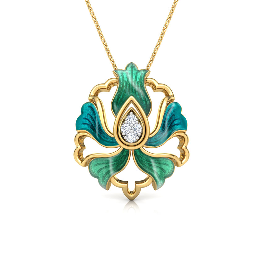 Firoza Iris Pendant
